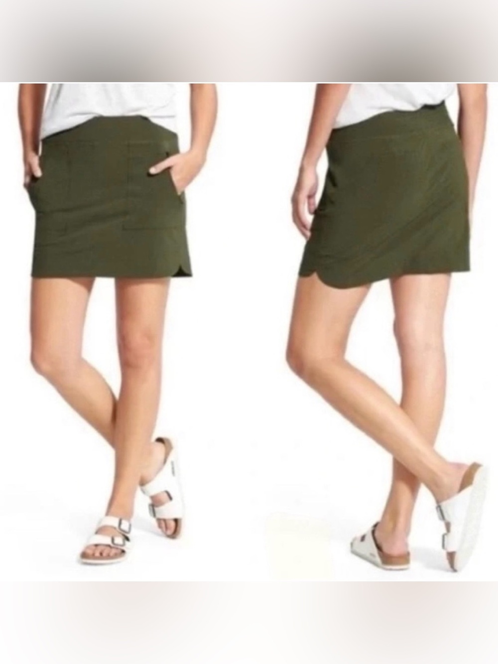 Athleta Chelsea Cargo Skort green size 14